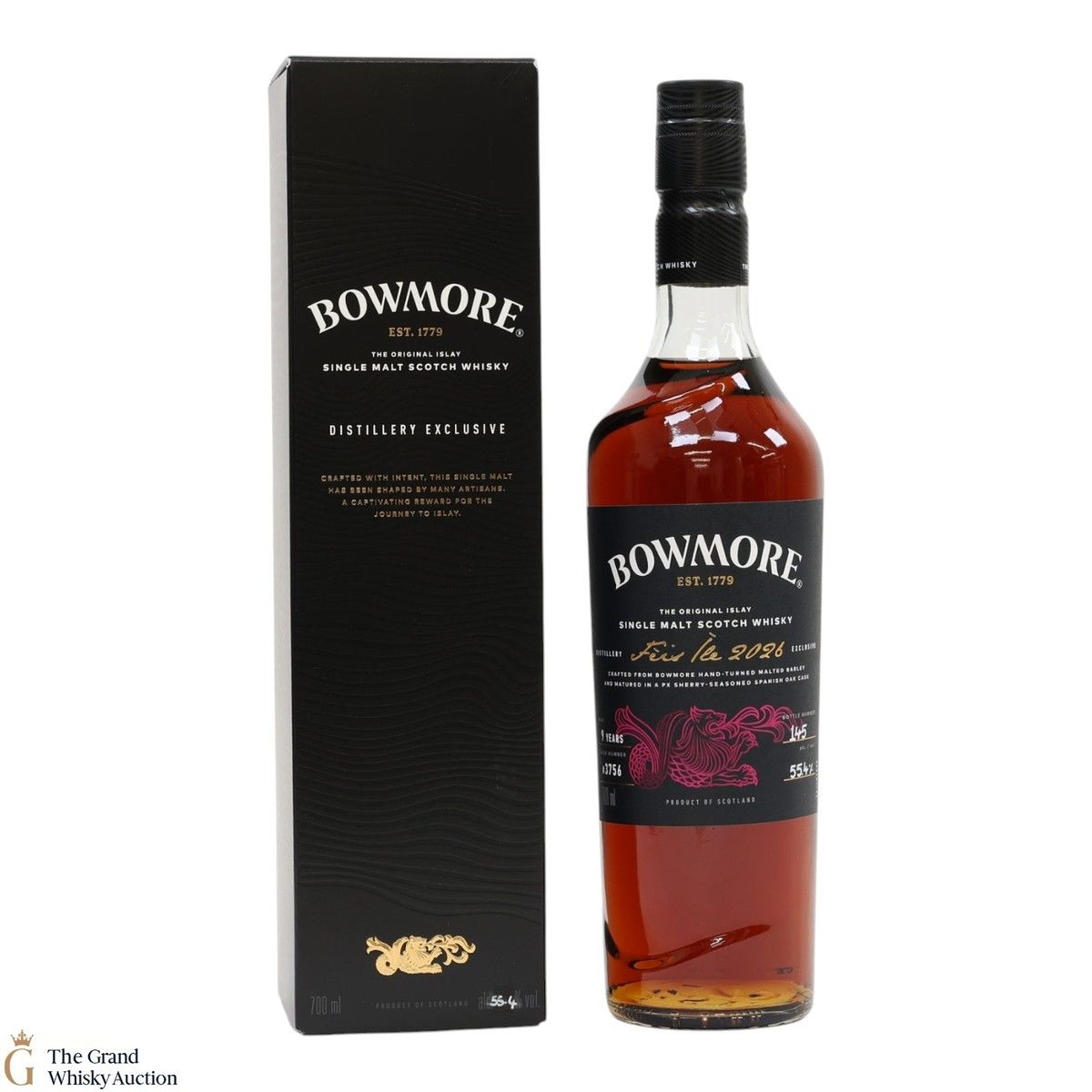 Bowmore - 9 Year Old - Distillery Exclusive 55.4% - PX Sherry Seasoned Spanish Oak Cask