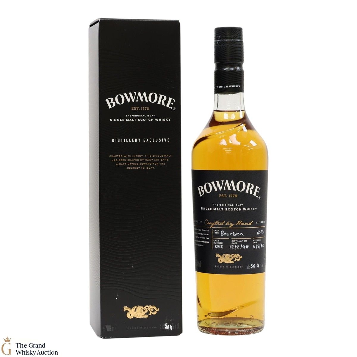 Bowmore - 1998 - Distillery Exclusive Crafted by Hand - Bourbon #101 - 50.4%