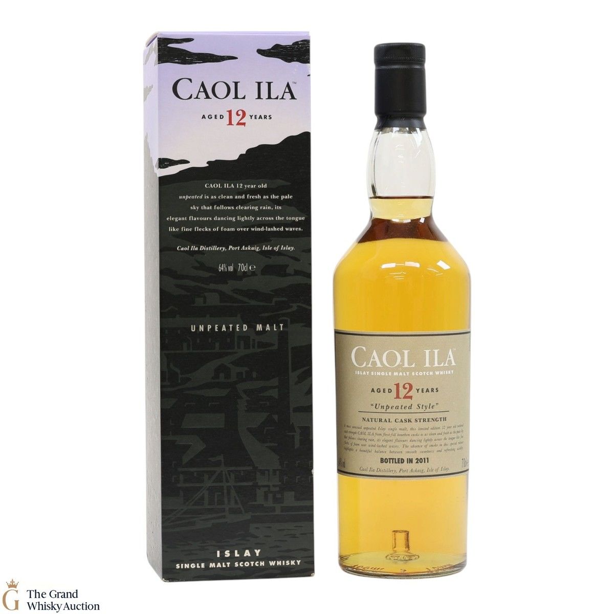 Caol Ila - 12 Year Old Unpeated 2011 (64%)