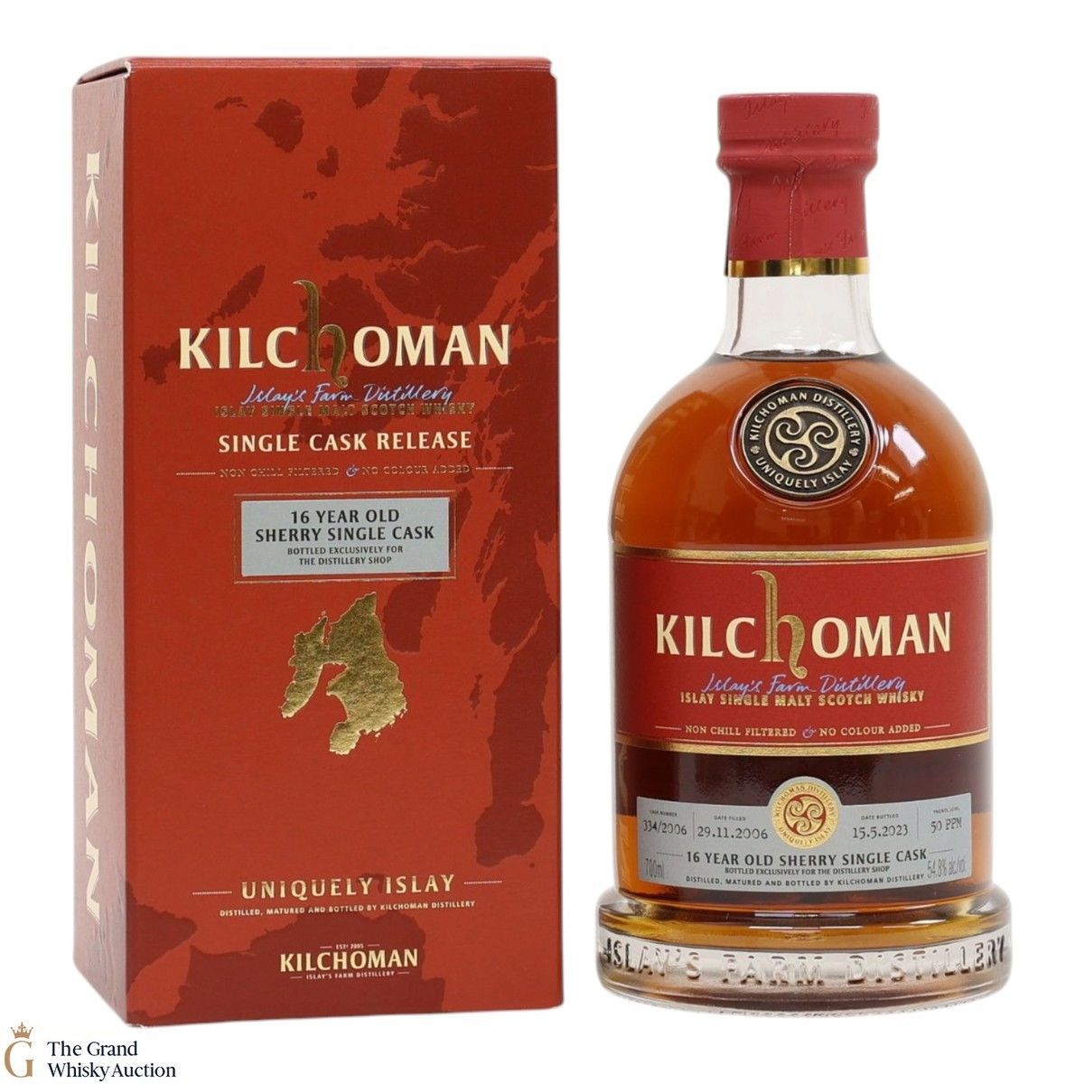 Kilchoman - 16 Year Old - Sherry Single Cask #334/2006 - The Distillery Shop