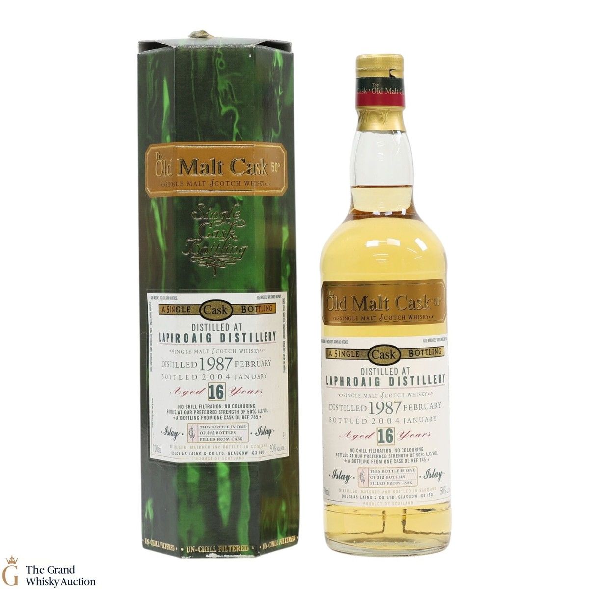 Laphroaig - 16 Year Old 1987 - Old Malt Cask - #DL Ref 745