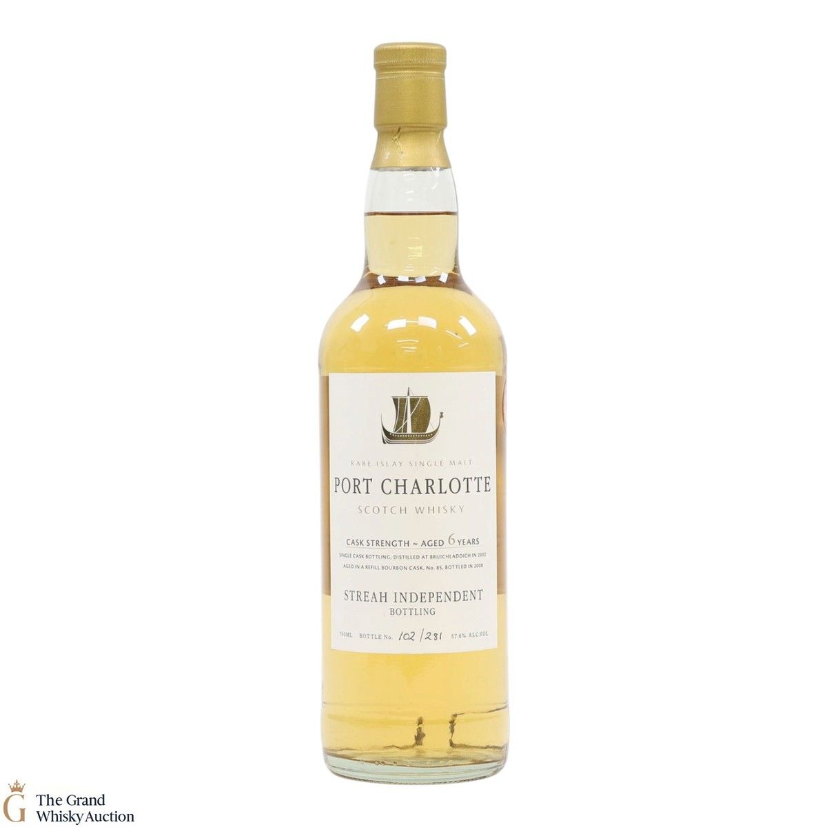Port Charlotte - 6 Year Old - Refill Bourbon Cask #85 - Streach Independent Bottling