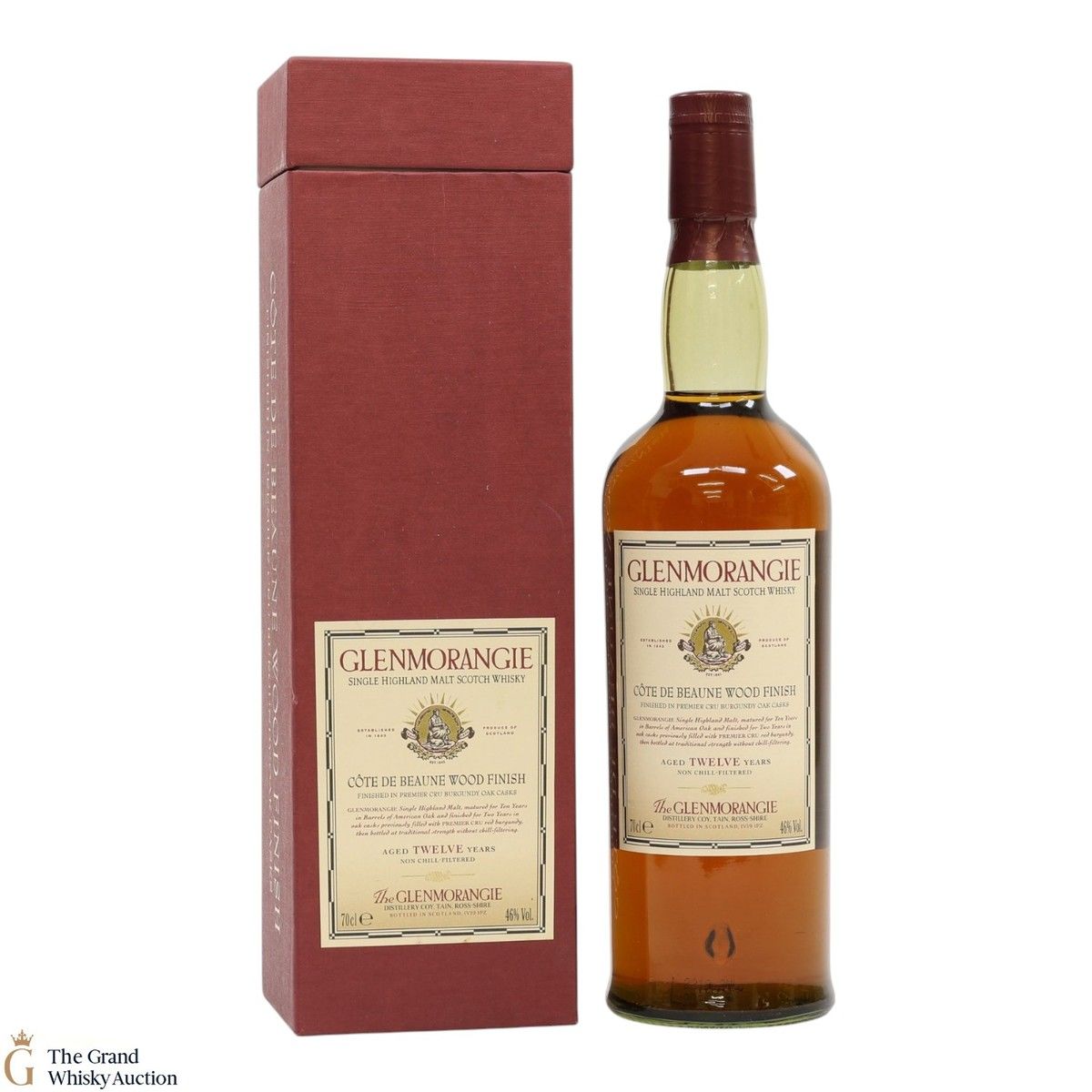 Glenmorangie - 12 Year Old - Côte de Beaune Wood Finish