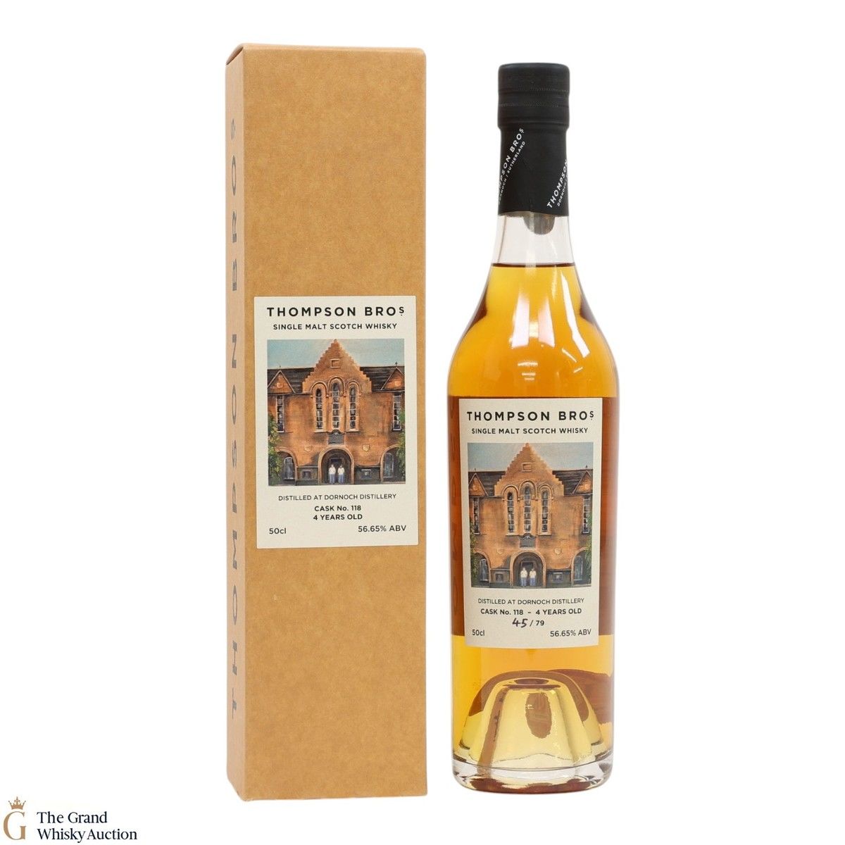 Dornoch - 4 Year Old - First Fill Bourbon Octave #118 - Thompson Bros (50cl)