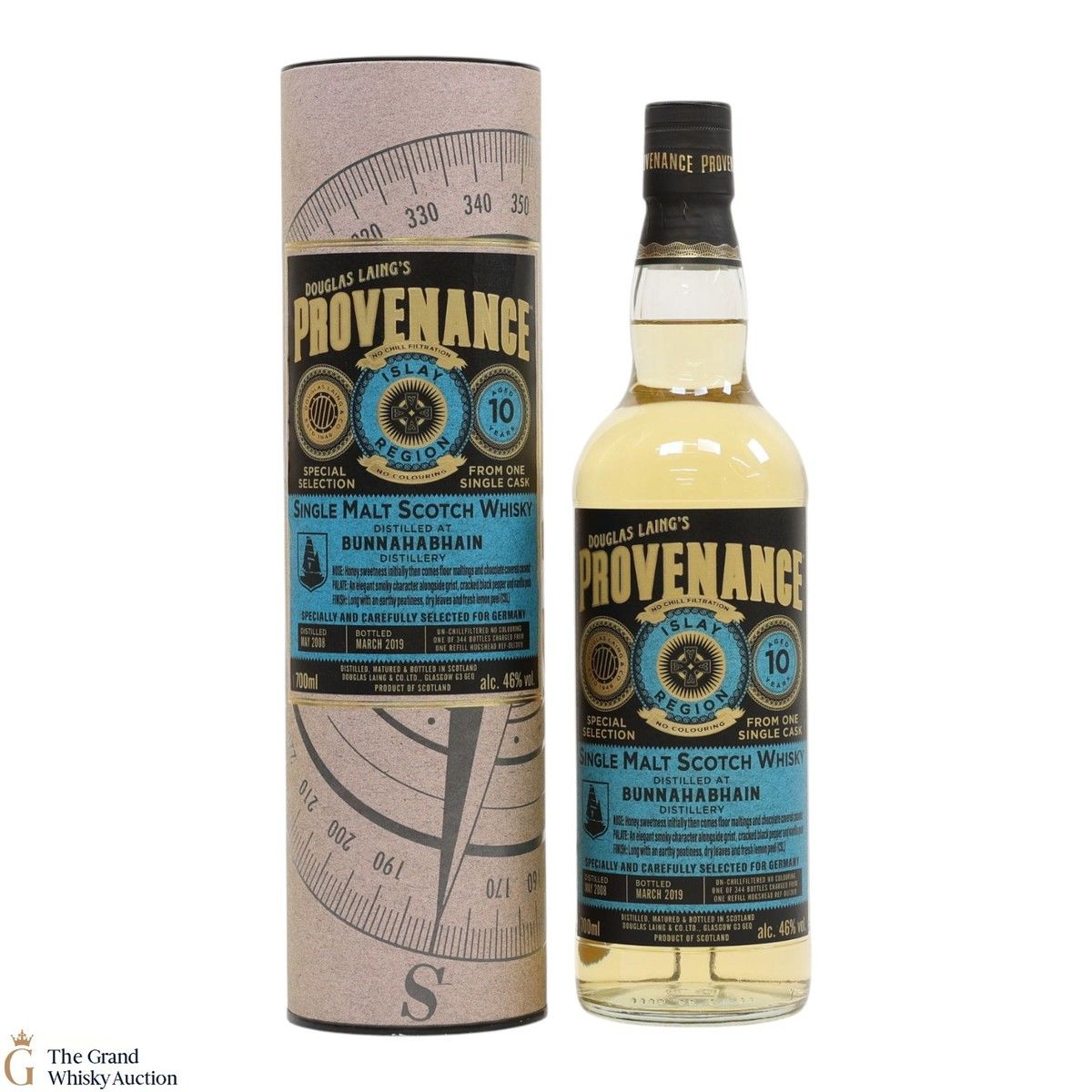 Bunnahabhain - 10 Year Old 2008 - Provenance