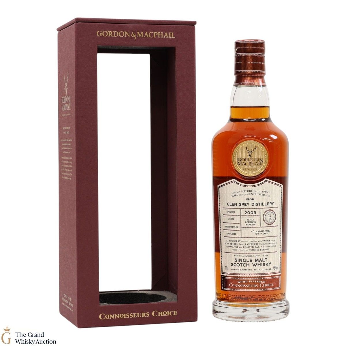 Glen Spey - 12 Year Old 2009 - G&M Wood Finished Connoisseurs Choice