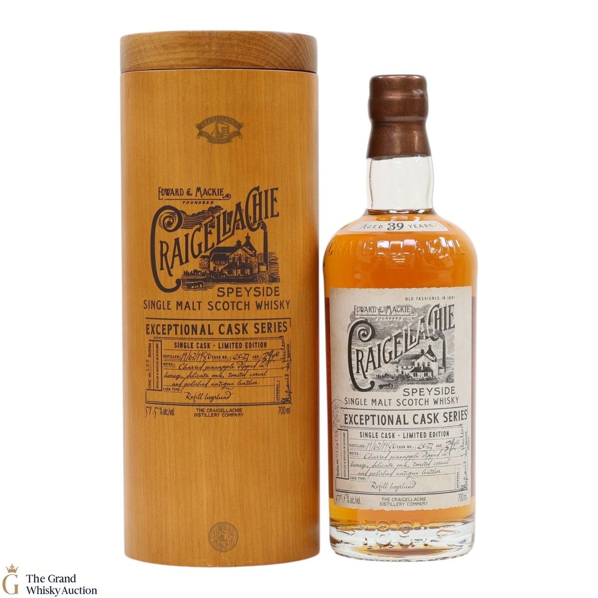 Craigellachie - 39 Year Old - #2033 Exceptional Cask Series 1980