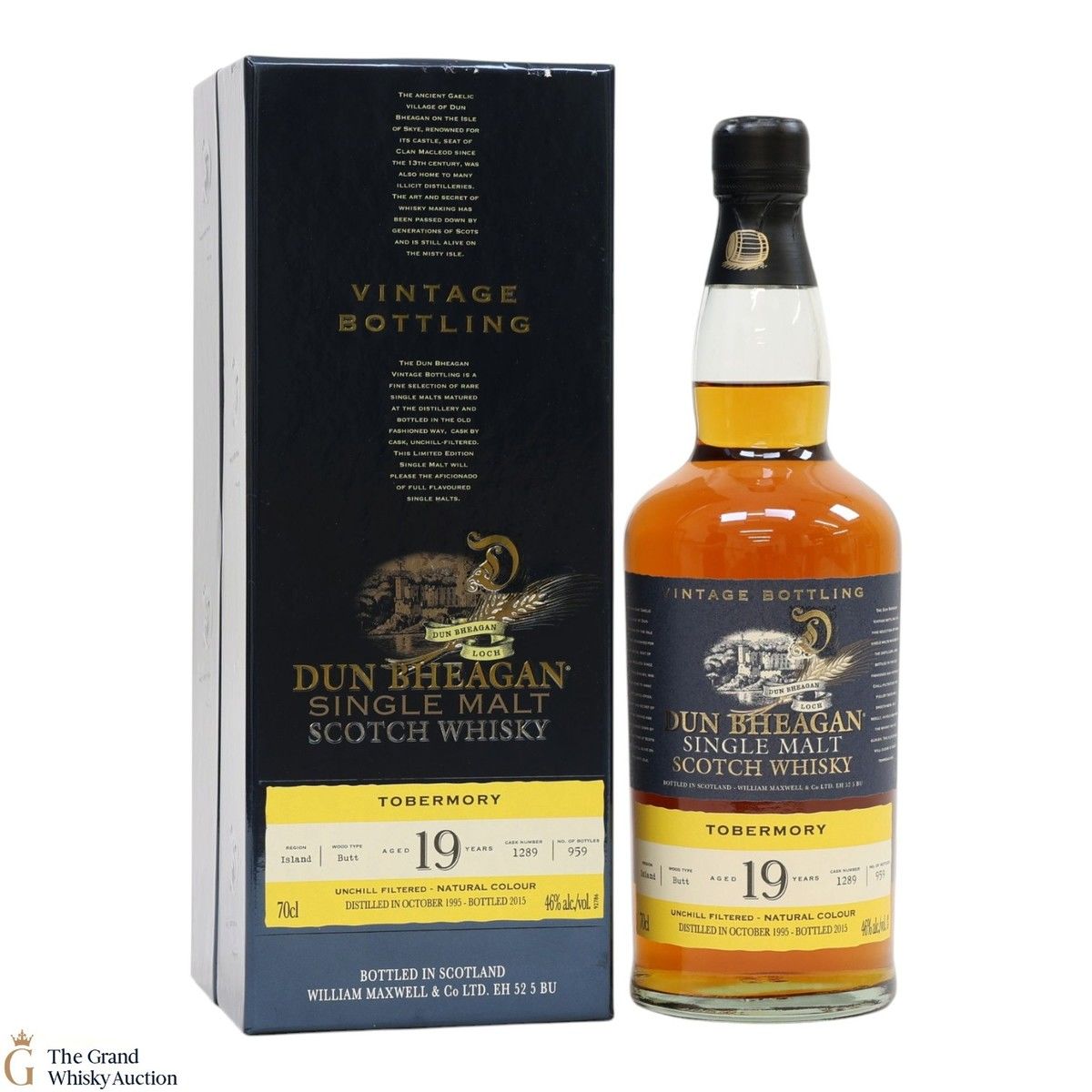 Tobermory - 19 Year Old 1995 - Butt #1289 - Dun Bheagan Vintage Bottling