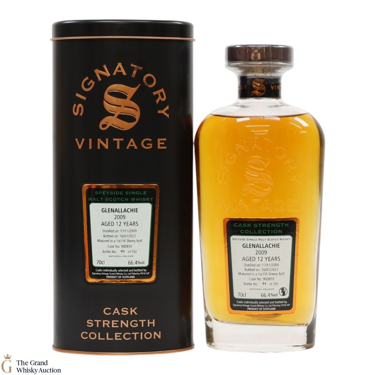GlenAllachie - 12 Year Old 2009 - Signatory Vintage