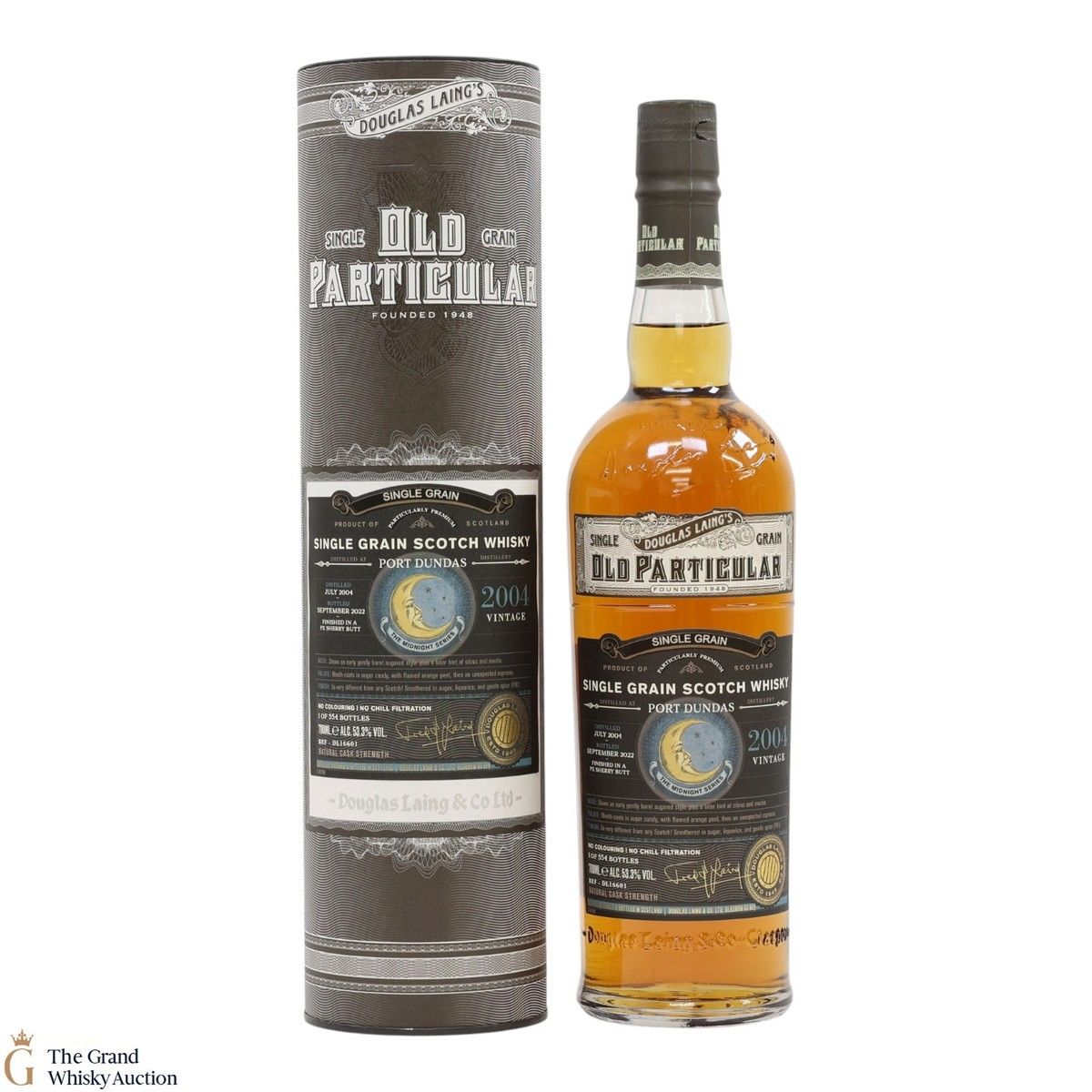 Port Dundas - 2004 - PX Sherry Butt Finish - #DL16601 - Old Particular Midnight Series
