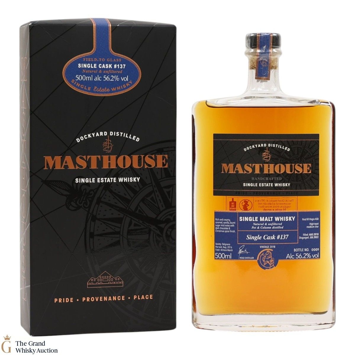 Copper Rivet - Masthouse 2018 - Single Cask #137 (50cl)