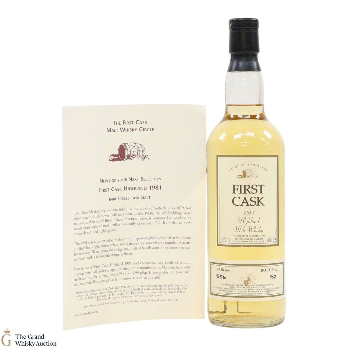 Brora - 23 Year Old First Cask 1981 #1556