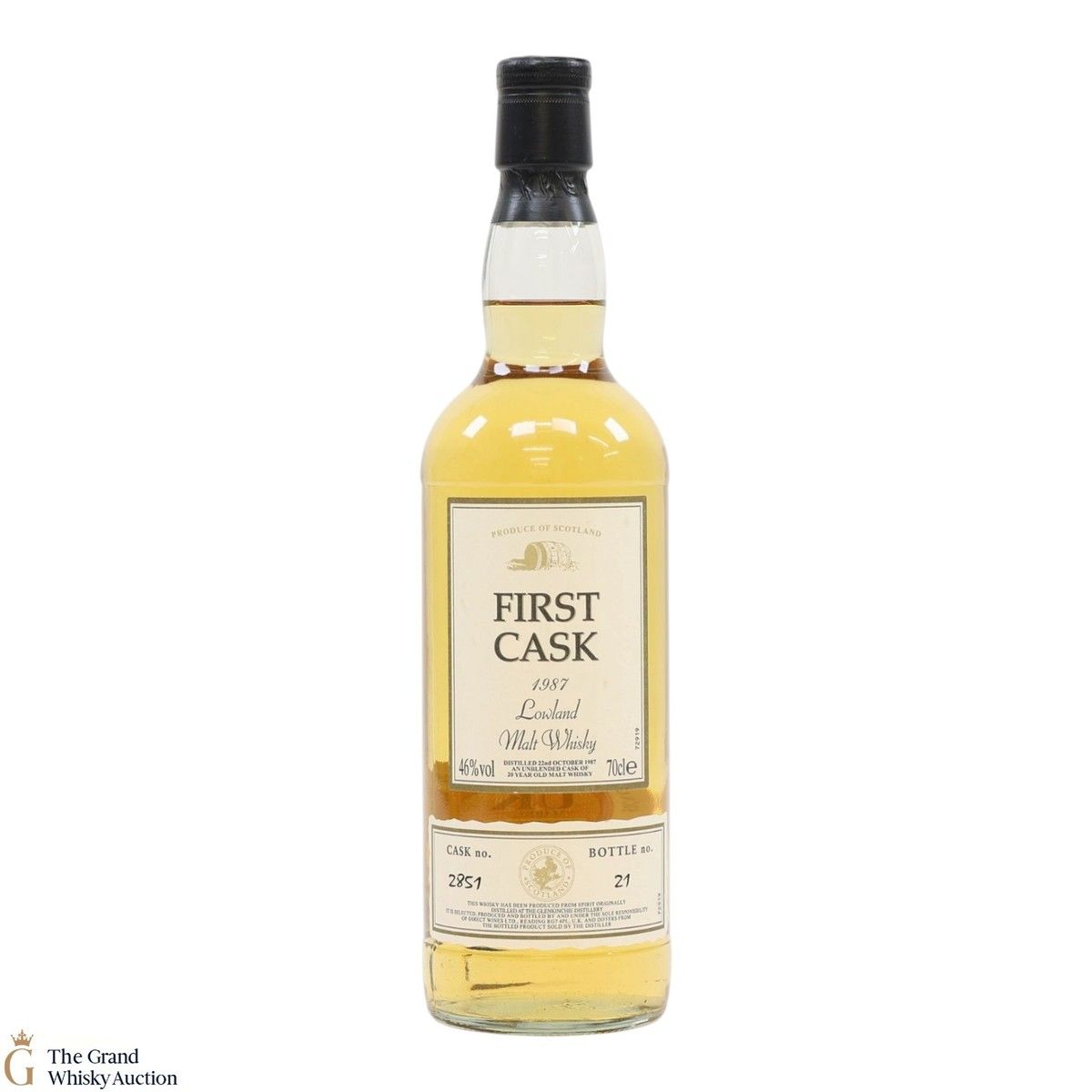 Glenkinchie - 20 Year Old 1987 - First Cask #2851