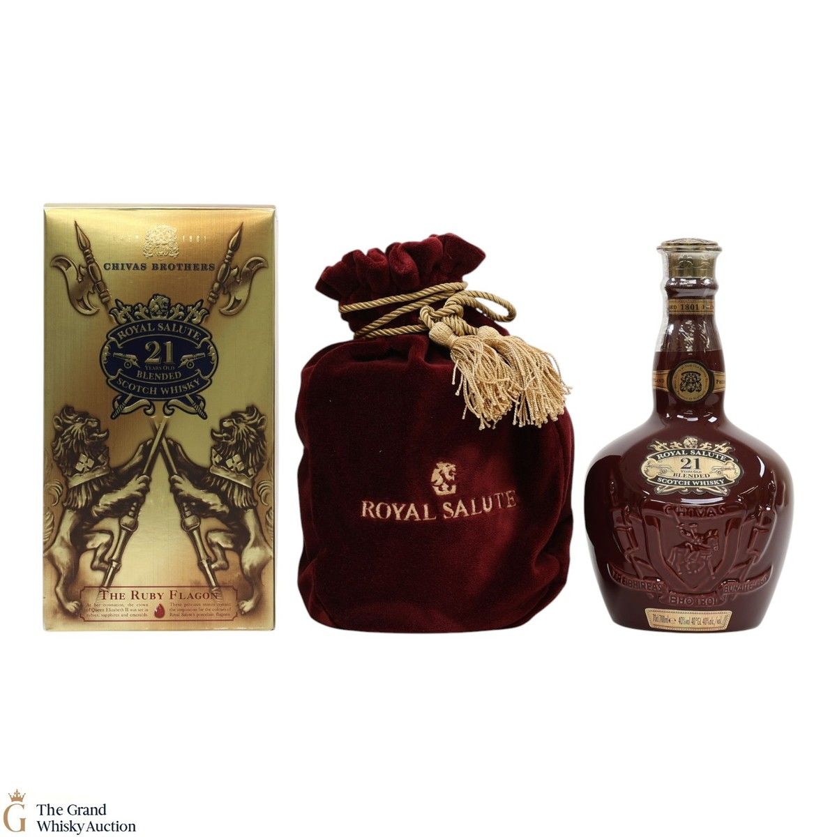 Chivas - Royal Salute - 21 Year Old - Ruby Flagon