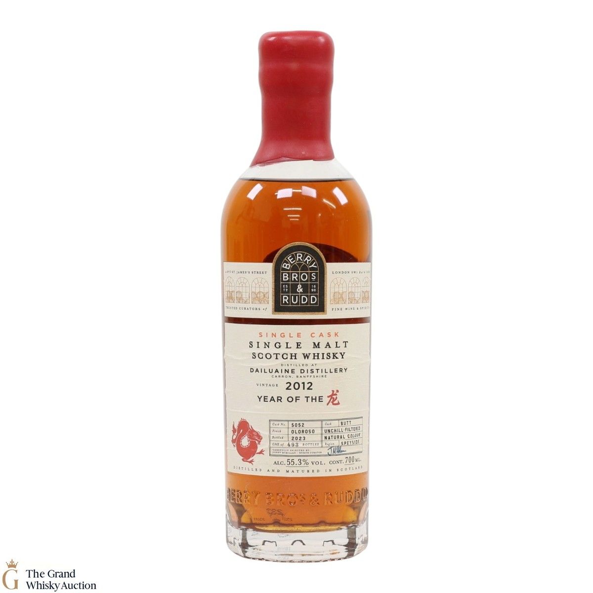 Dailuaine - 2012 - Oloroso Butt #5052 - Year of the Dragon