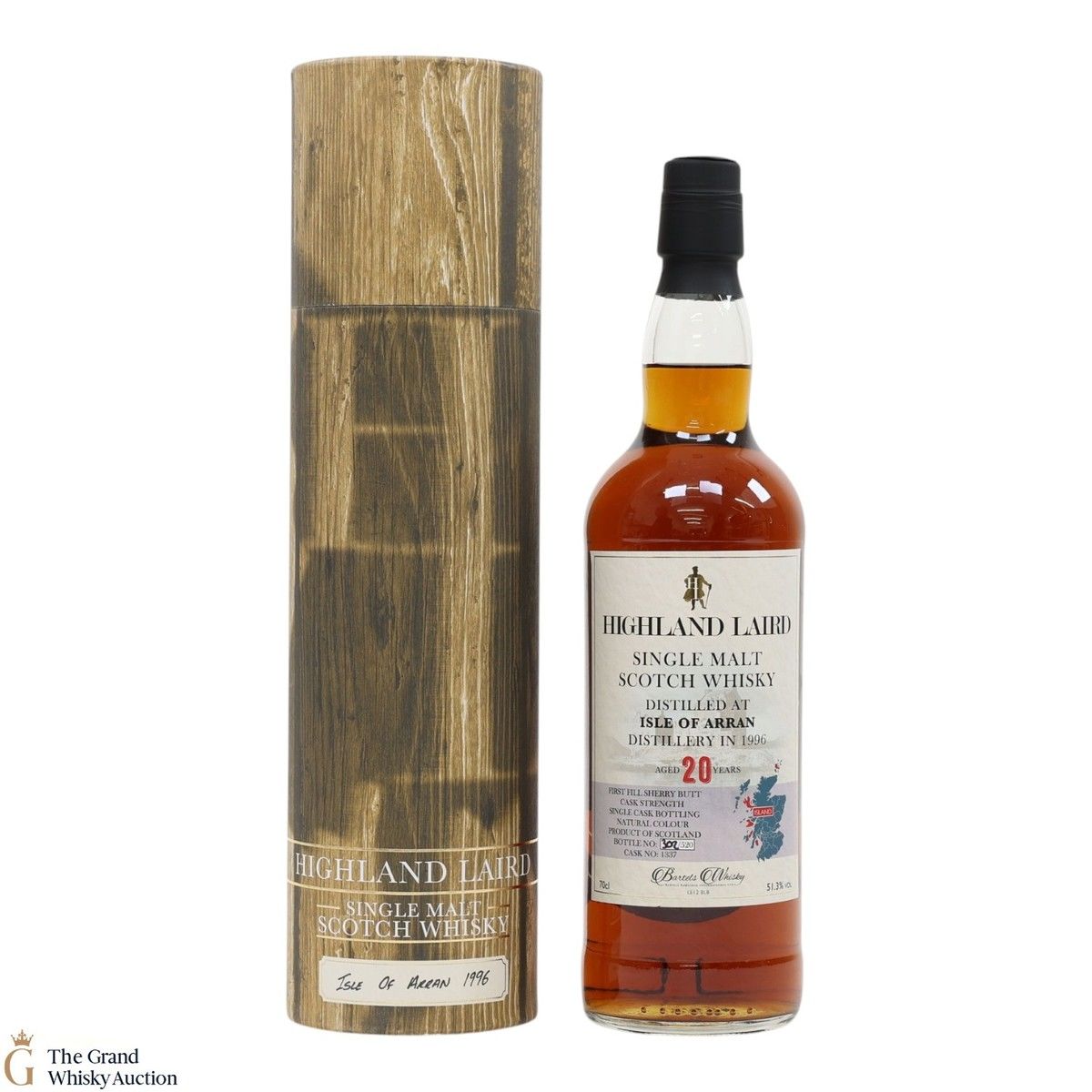 Isle of Arran - 20 Year Old 1996 - First Fill Sherry Butt - Highland Laird