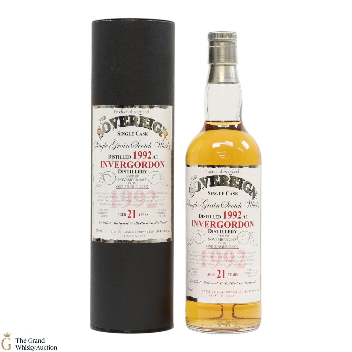 Invergordon - 21 Year Old 1992 - The Sovereign Single Cask