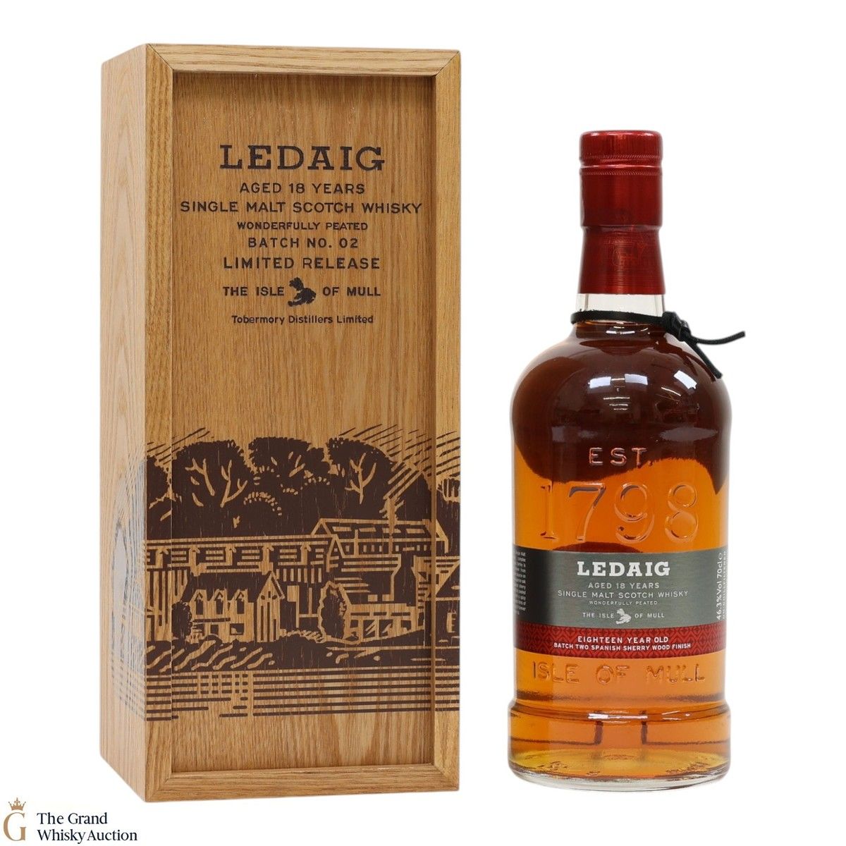 Ledaig - 18 Year Old - Small Batch Spanish Sherry Wood Finish - Batch 1