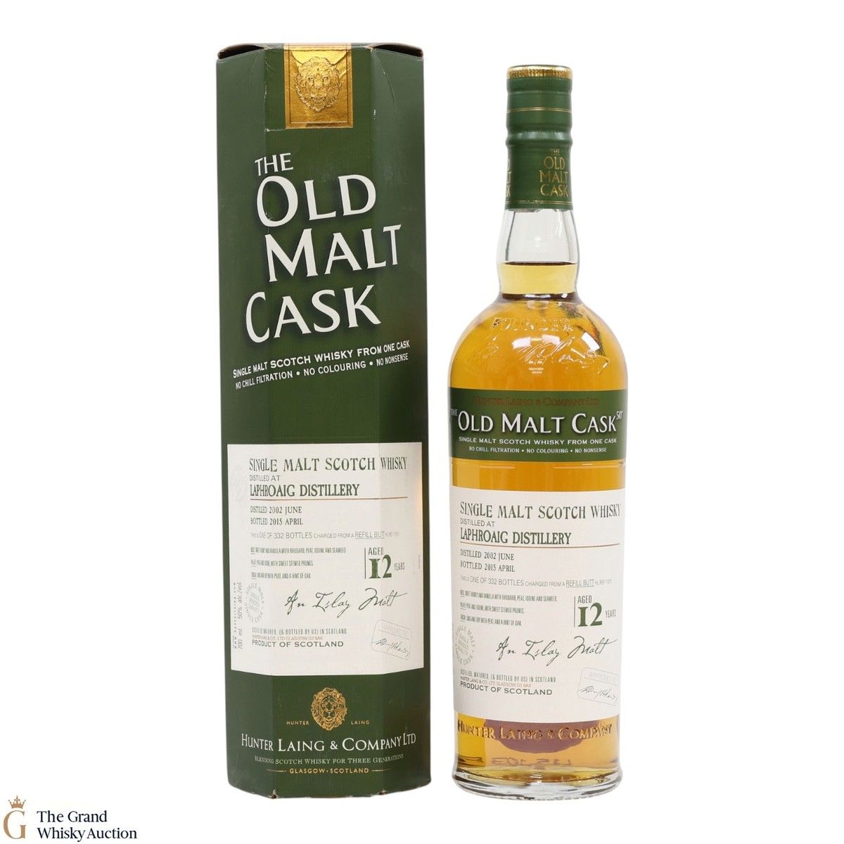 Laphroaig - 12 Year Old 2002 - Refill Butt - Old Malt Cask