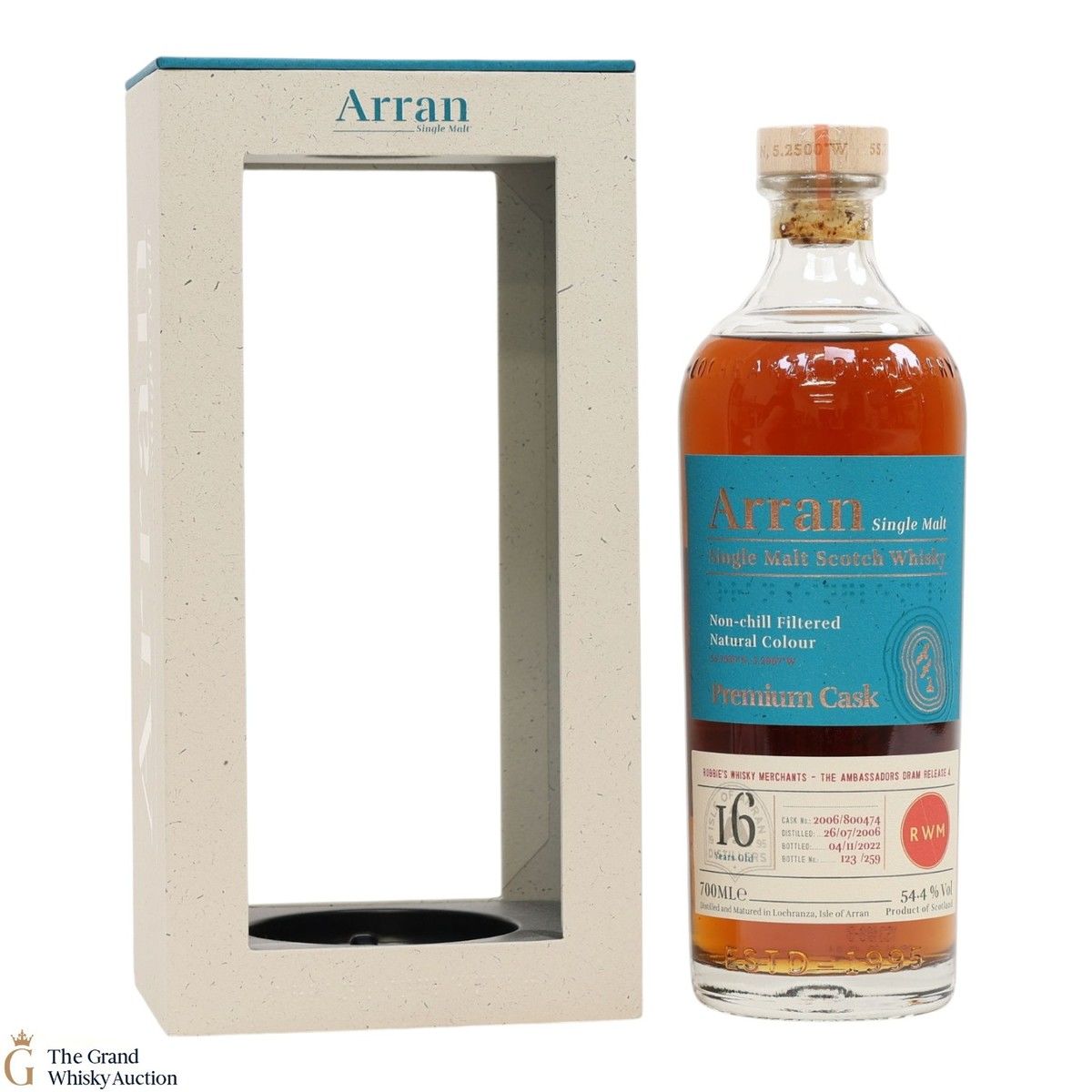 Arran - 16 Year Old 2006 - Premium Cask #800474 - Robbie's Whisky Merchants