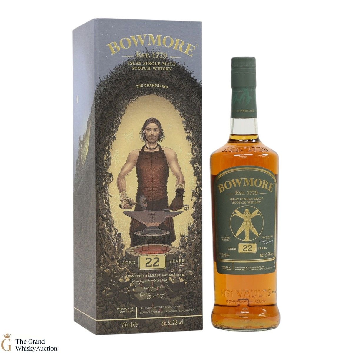 Bowmore - 22 Year Old - Frank Quitely - The Changeling