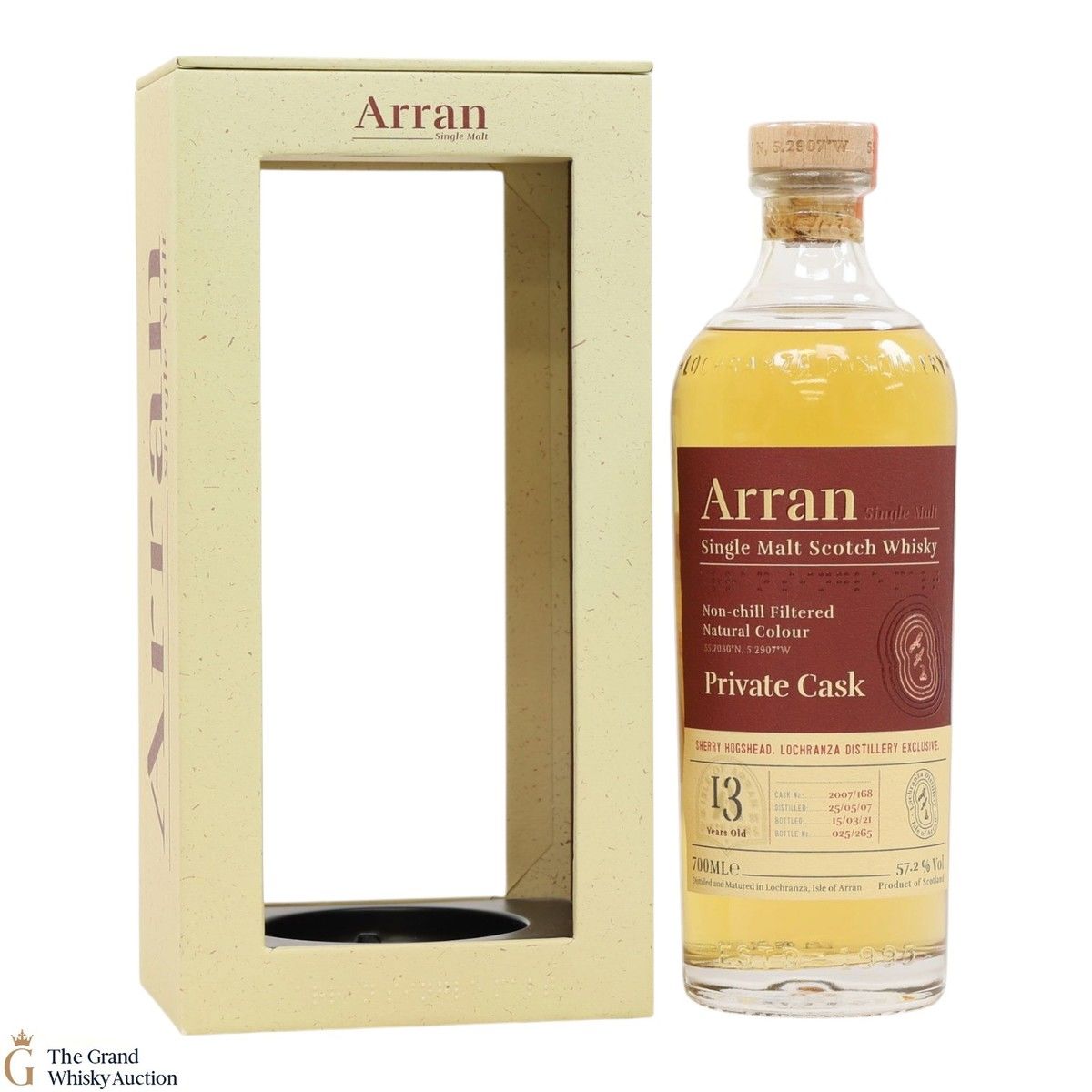 Arran - 13 Year Old 2007 - Private Cask #168