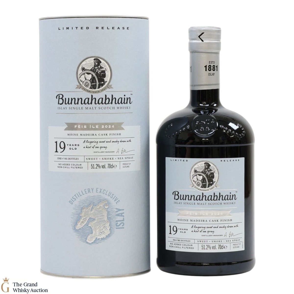 Bunnahabhain - 19 Year Old - Mòine Madeira Cask Finish - Fèis Ìle 2024