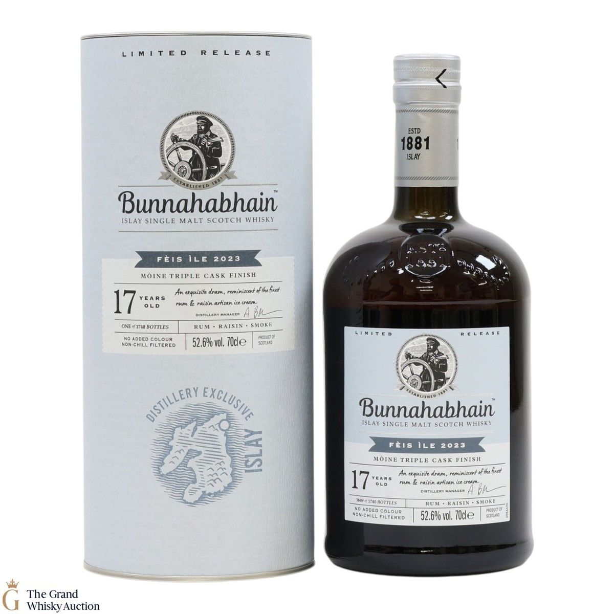 Bunnahabhain - 17 Year Old Mòine Triple Cask Finish - Fèis Ìle 2023