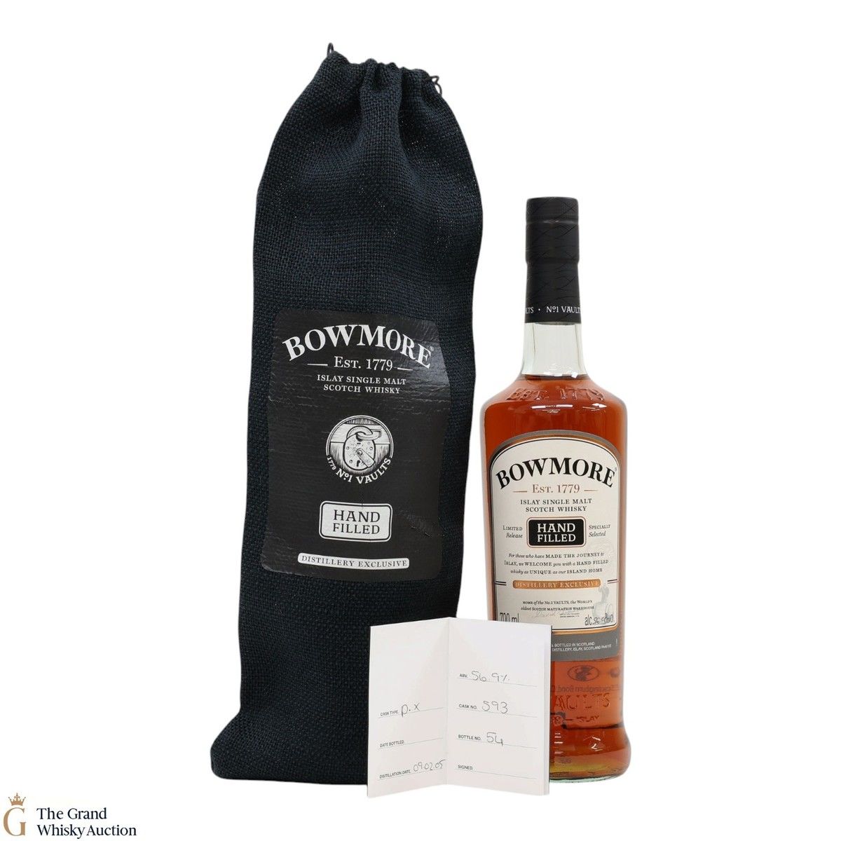Bowmore - Hand Filled Distillery Exclusive 56.9% - PX Cask #593