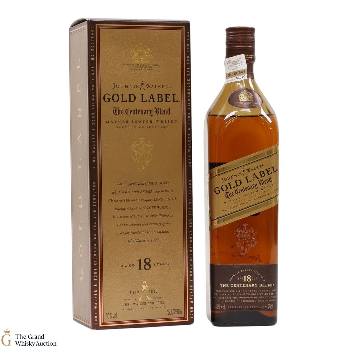Johnnie Walker - 18 Year Old Gold Label - The Centenary Blend (75cl)
