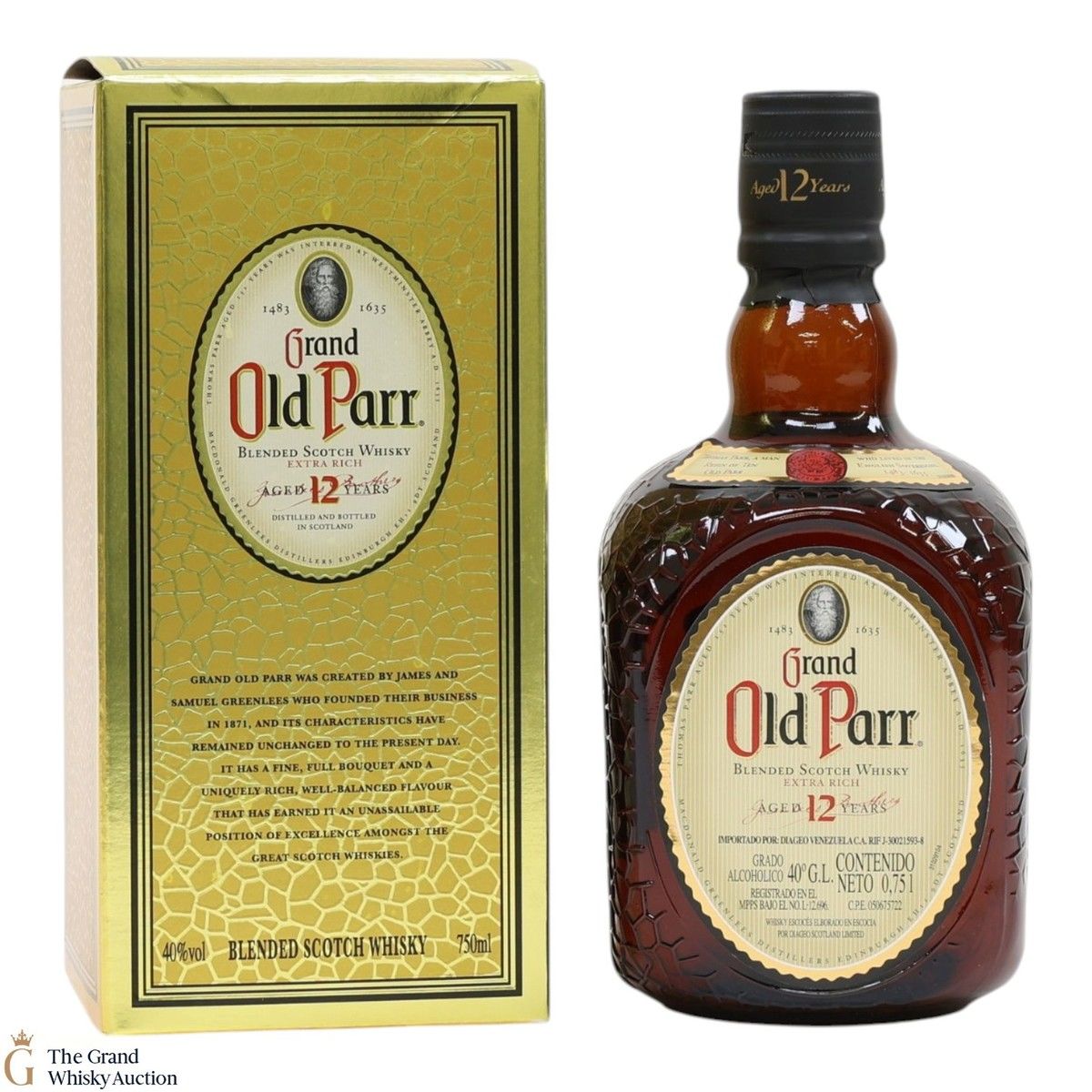 Grand Old Parr - 12 Year Old (75cl)