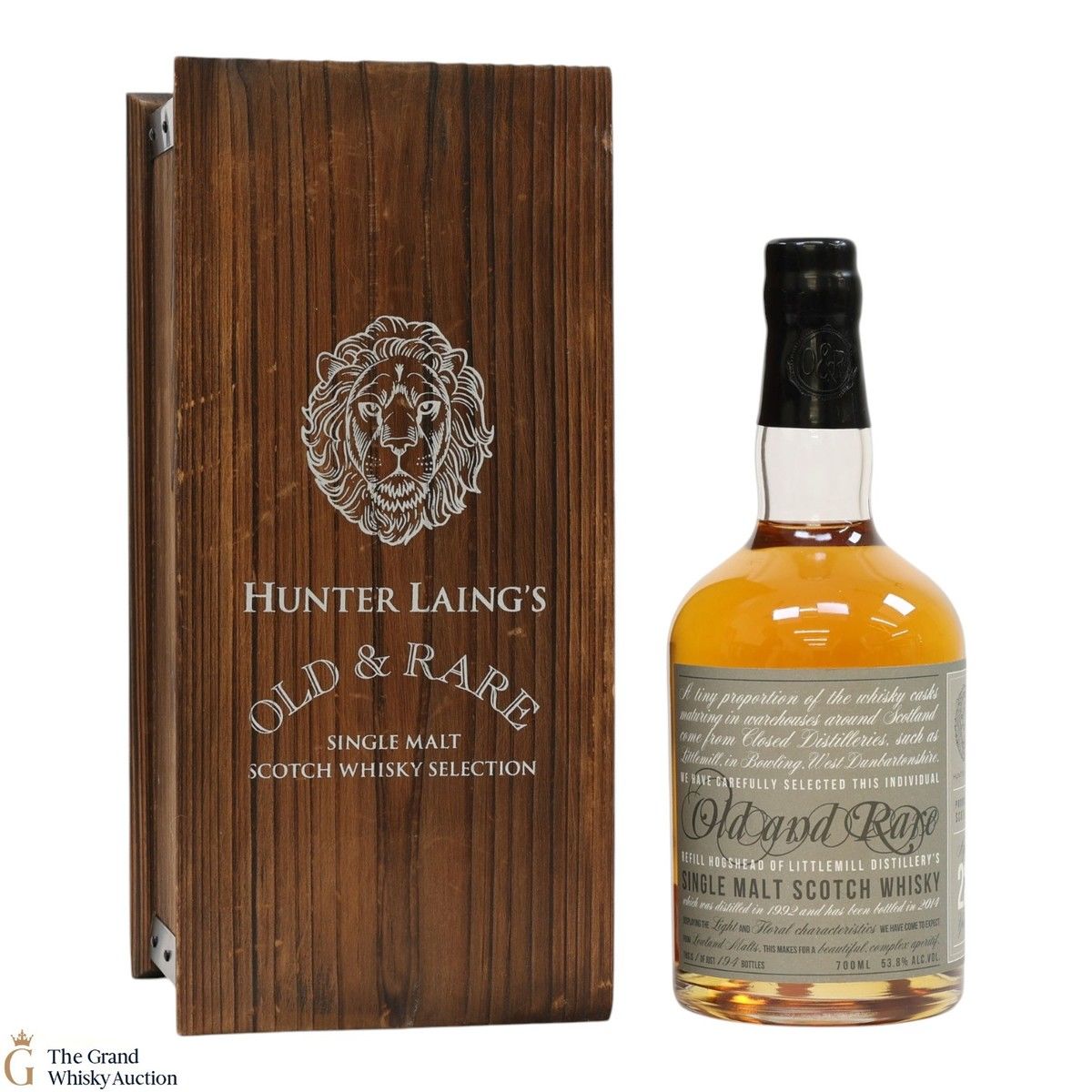 Littlemill - 22 Year Old Hunter Laing 1992 #0882 Old & Rare