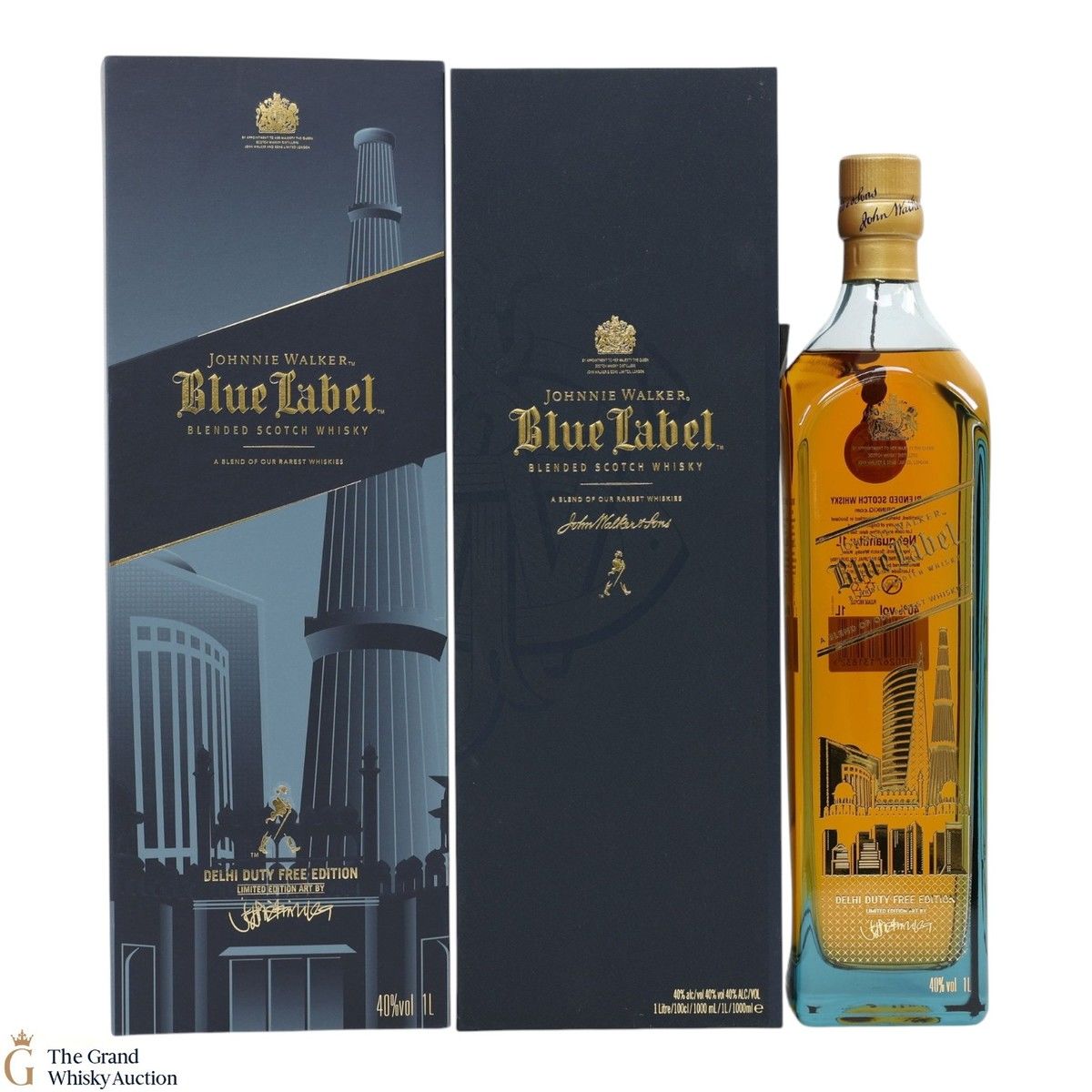 Johnnie Walker - Blue Label Delhi Limited Edition Travel Retail Exclusive (1L)