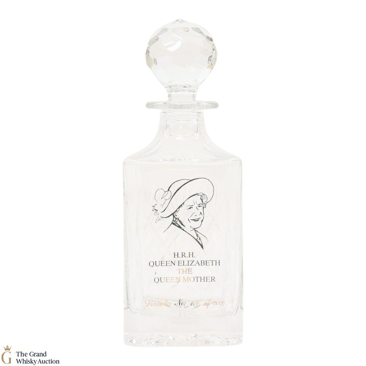 H.R.H. Queen Elizabeth The Queen Mother Decanter