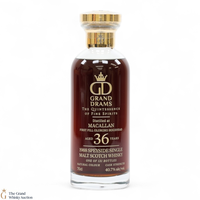 Macallan - 36 Year Old 1988 - Grand Drams First Fill Single Oloroso Cask 